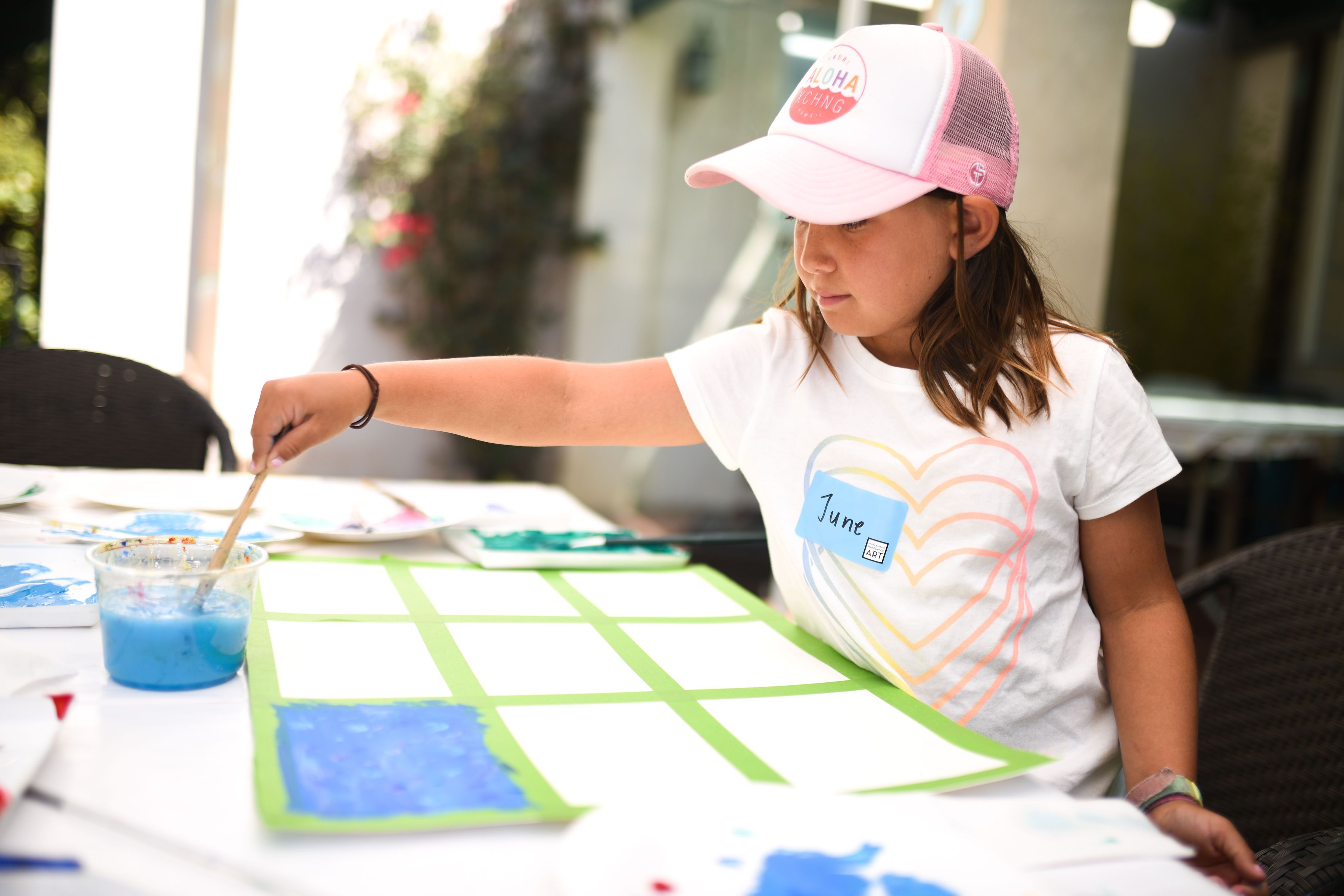 Ridley-Tree Education Center at McCormick student art showcase from summer camps in Santa Barbara, CA