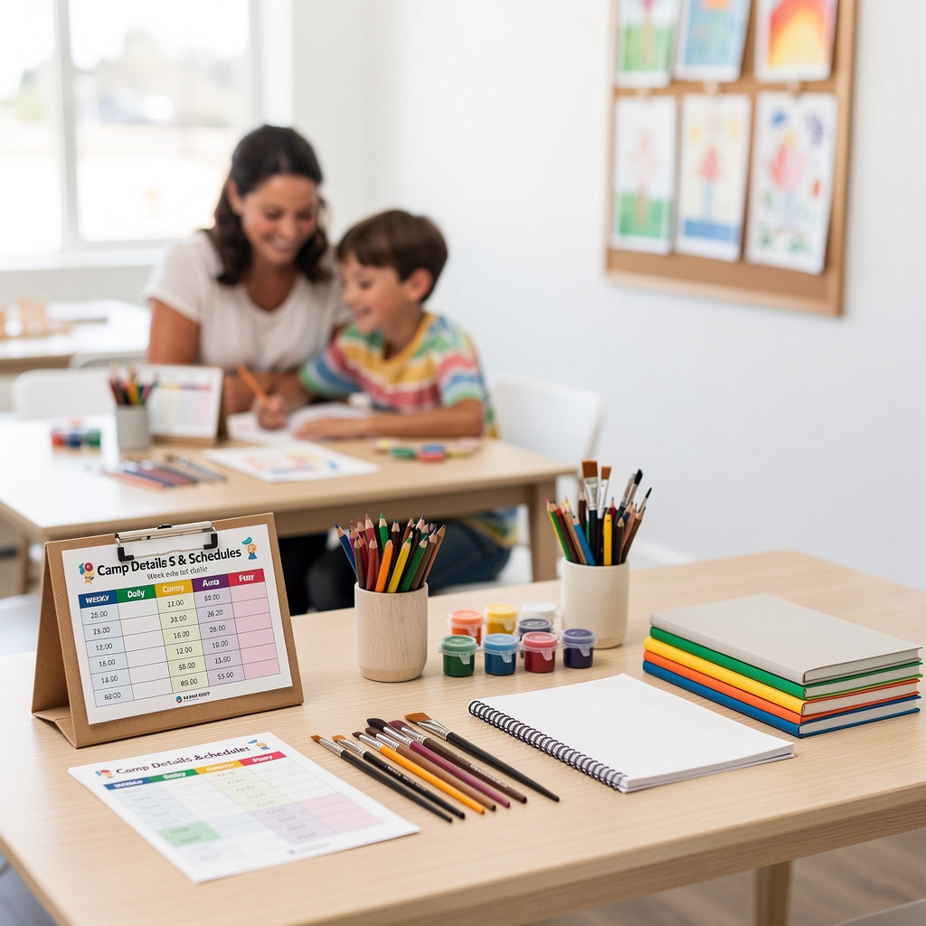 Ridley-Tree Education Center at McCormick summer camp schedule and art activity details for families in Santa Barbara